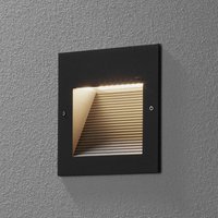 BEGA 24202 LED recessed wall light 3,000K graphite