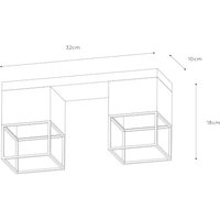 Lucide Plafonnier Rixt noir, angulaire, à 2 lampes