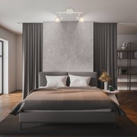 Briloner Spot pour plafond Tapp, blanc, longueur 28 cm, à 2 lampes, métal, GU10