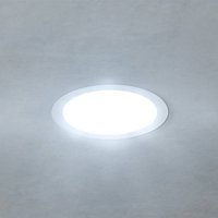 OSRAM LED-takinbyggnadslampa SLIM, Ø 12 cm, 6 500 K, vit