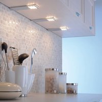 Paul Neuhaus Helena LED furniture light, 19 x 7 cm, set of 3, sensor, metal