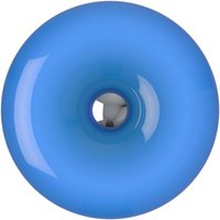 LED-bordlampe Basile, blå, glas, 2.700 K