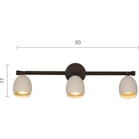 Menzel Provence matt väggspot 3 lampor