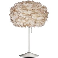 UMAGE Eos medium lampe de table marron clair/acier