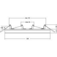 BRUMBERG Moon Midi LED-takpanel RC CCT Ø22,5cm