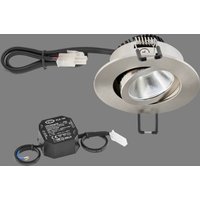 EVN PC20 lampe avec variateur 3000K acier