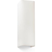 FARO BARCELONA Applique Cotton, angulaire, 37 x 12 cm, beige