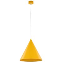 Hängeleuchte Cono, einflammig, Ø 32 cm, gelb