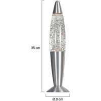 Steinhauer Bordslampa Volcan 4187, stål, glittereffekt, E14