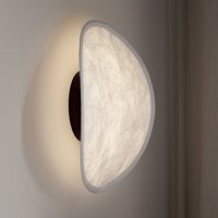 New Works LED wall light Tense, white / black, Ø 35 cm