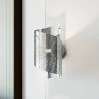 EMIBIG LIGHTING Vägglampa Spiral, kromfärgad, metall, G9, 29 cm hög