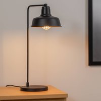 Opviq Lampe à poser Berceste 181BLACK-ML, noir métal hauteur 55 cm