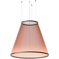 Vibia LED-hänglampa ARRAY rödbrun 107x124cm kon 927 dimbar