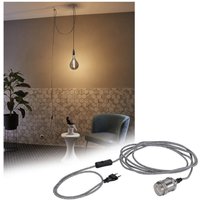 Paulmann Neordic Eldar pendel med kontakt grå