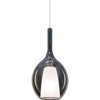 Ideallux Suspension Ideal Lux Kalique 2, gris fumé, Ø 18 cm