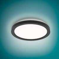 Philips LED ceiling lamp Aio RD black 2-pack 30 cm remote control