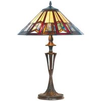 Artistar Lillie bordslampa i Tiffany-stil