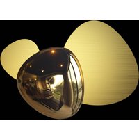 Maytoni Jack-stone LED-vägglampa, 36,6 cm, guld