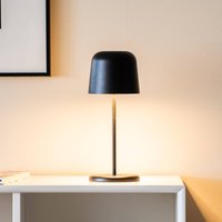 Konstsmide Biot LED rechargeable table lamp, black, height 30 cm, IP54, USB