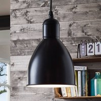 Lampa wisząca Priddy 1, 1-pkt., czarna