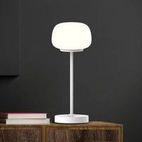Näve LED table lamp Pina white Height 27.8 cm metal/glass Touch