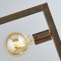 Searchlight Rustic floor lamp in rust brown