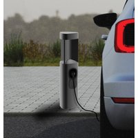 Zambelis LED-väglampa E354, grafitfärgad, 2 uttag, höjd 50 cm