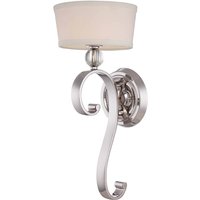 QUOIZEL Textil-vägglampa Madison Manor