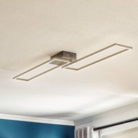 Briloner Frame LED-taklampa, fjärrkontroll, svart