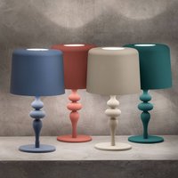 Masiero Eva TL1 M table lamp, height 53 cm concrete grey
