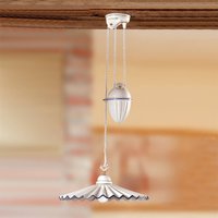 Ceramiche Höjdvarierbar dragpendellampa PIEGHE