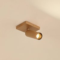 Arcchio Reflektor sufitowy Brinja Slim, brązowy, 1-punktowy, GU10 MR11