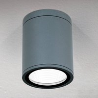 ORION LED-taklampa Sputnik IP65 Ø 9 cm antracit