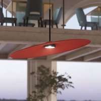 Fabbian Suspension LED Acustica, rouge corail, 3000K, DALI