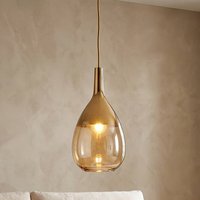 EBB & FLOW Lute S pendant lamp gold smoky gold