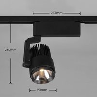 Trio Lighting LED track spotlight Radiator for DUOline, matt black, CCT