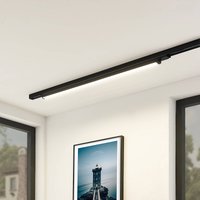 Arcchio LED track light Harlow, black, 109 cm, 4,000 K