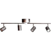 By Rydéns Correct ceiling spotlights, 4-bulb, long, grey, GU10