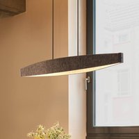 OSRAM LED-hänglampa Decor Flat Felt, grå, filt, 3 000 K