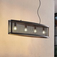Lindby Mizgin Suspension avec grille à 4 lampes
