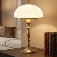 Berliner Messinglampen Bordslampa Katharina med klassisk look