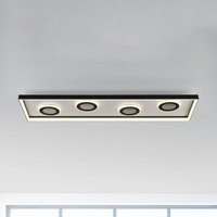 Paul Neuhaus LED-taklampa Dune, 100cm, svart, CCT, dimbar.