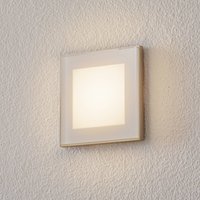 BEGA Accenta wall lamp angular ring steel 315 lm