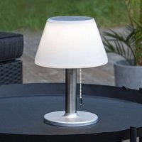 STAR TRADING Solia LED solar table lamp with pull switch