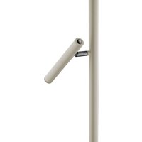 HELL LED-golvlampa Streak, 2 lampor med dimmer, sand