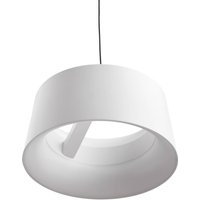 LOOM DESIGN LED pendant light Cookie, white, aluminium Ø 15 cm