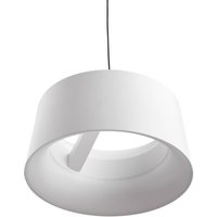 LOOM DESIGN Hänglampa Cookie, vit, aluminium Ø 15 cm