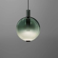 OLEV LED-hänglampa BEAM STICK NUANCE, grön, Ø 20 cm, 927