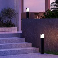 Forlight lampe pour socle Astra, hauteur 50 cm, anthracite, aluminium