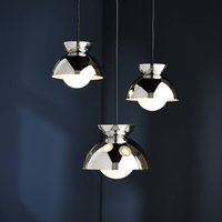 FRANDSEN Butterfly pendant light, chrome-coloured, Ø 29 cm